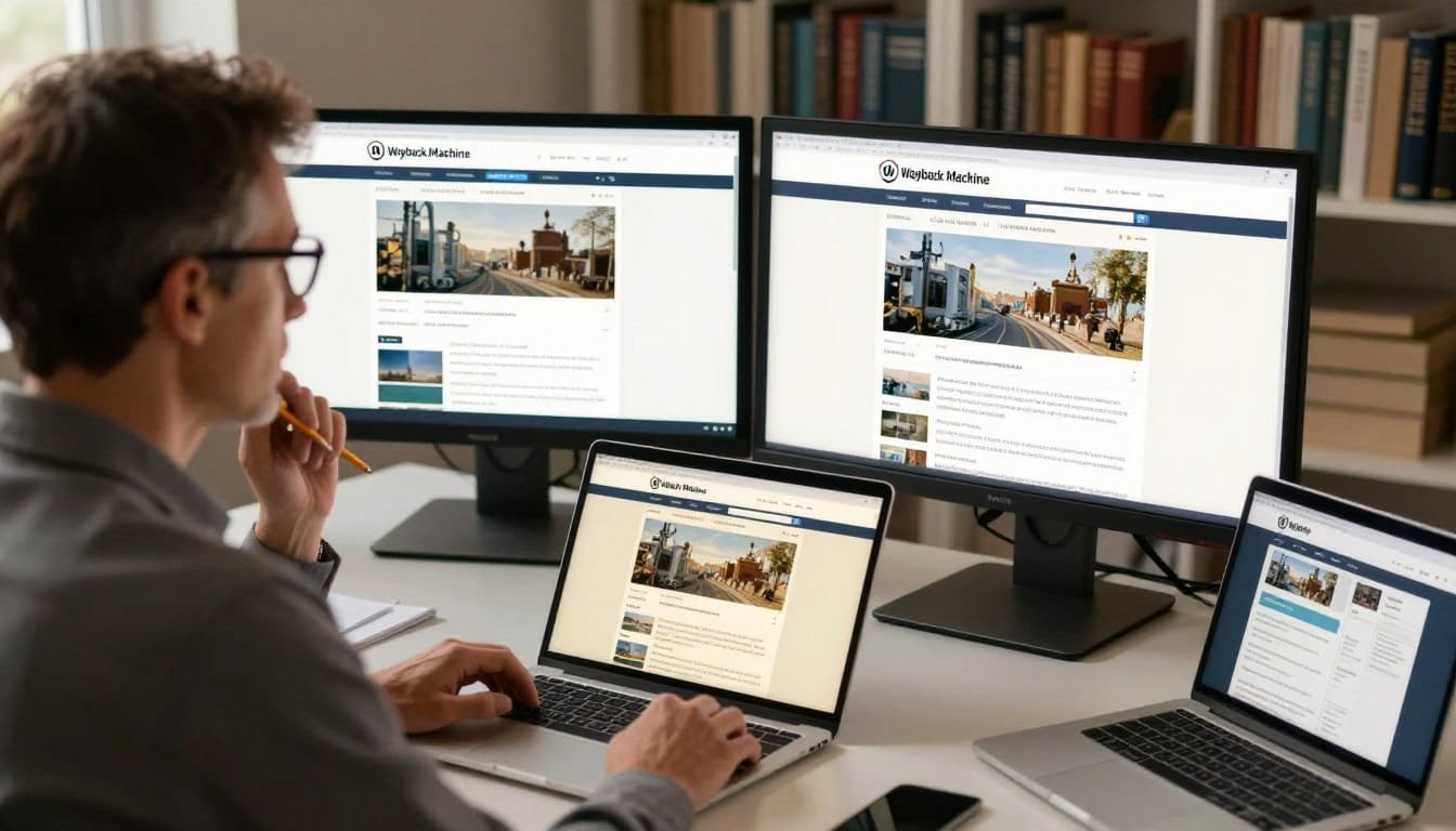 Wayback Machine restoration service