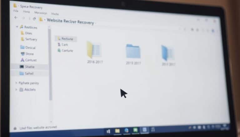best practices for website recovery from archives, how to recover deleted website