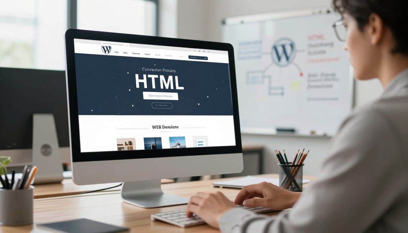 HTML to WordPress restoration service