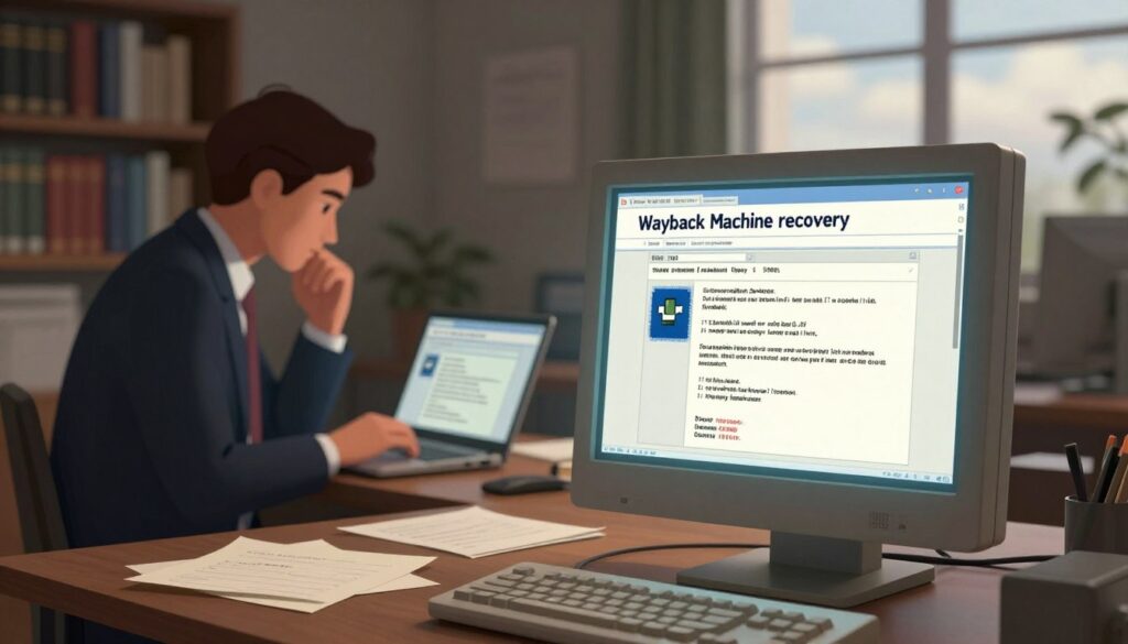 restore site manually from internet archive