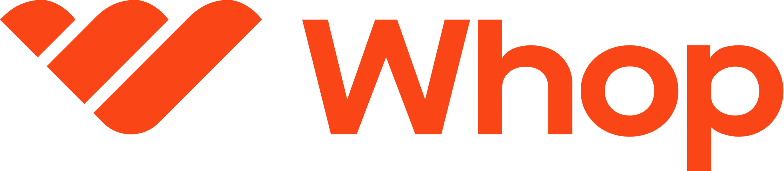 whop logo wordmark orange scaled